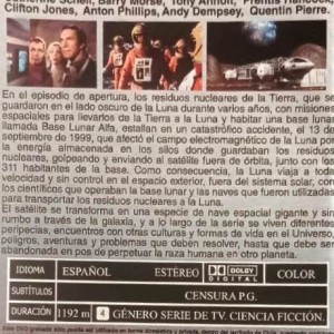COSMOS 1999 - 1 TEMPORADA - Imagen 2