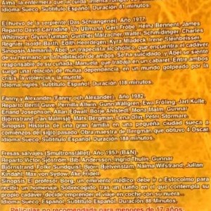 PERSONA / EL HUEVO DE LA SERPIENTE / FANNY Y ALEXANDER / FRESAS SALVAJES - Imagen 2
