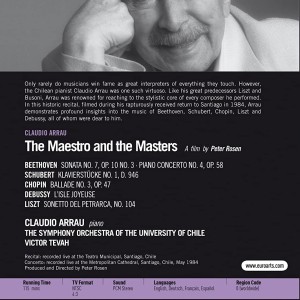 CLAUDIO ARRAU - THE MAESTRO AND MASTER - Imagen 2