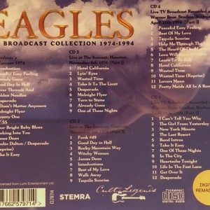 EAGLES - THE BROADCAST COLLECTION 1974-1994 - Imagen 2