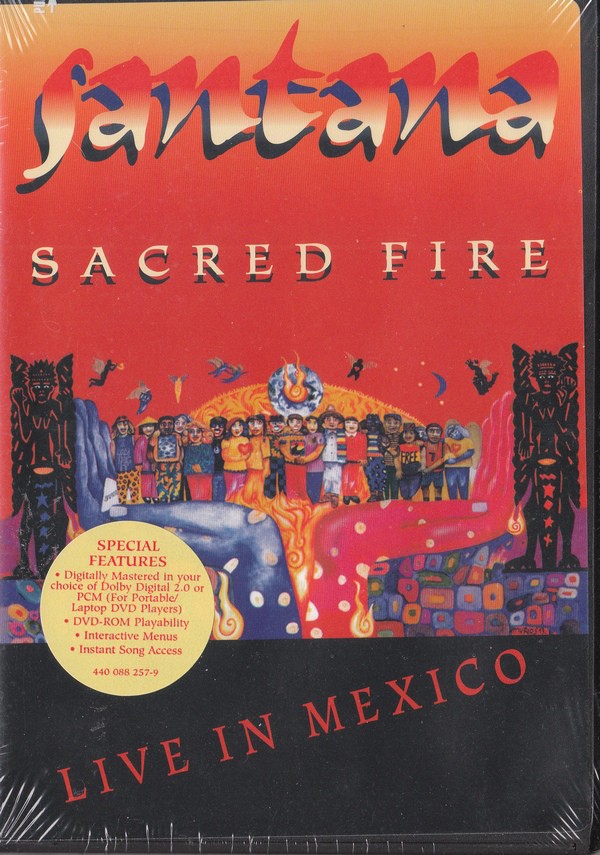 CARLOS SANTANA SACRED FIRE LIVE IN MEXICO America Dvd